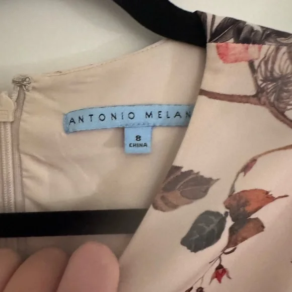 Antonio Melanie Floral Sleeveless Sheath Dress NWOT - Picture 2 of 9